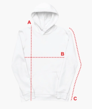 Größe ermitteln Hoodie